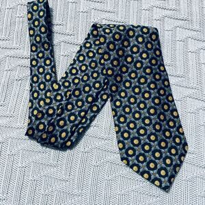 Valentino golden orb silk tie